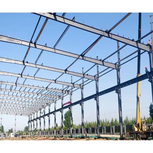 Galvanized Prefabricated Steel Building Metal Steel Warehouse Construction Q345
