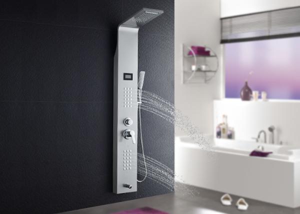 Exquisite Waterfall Shower Panel , Bathroom Shower Panels With 2 Massage Jets