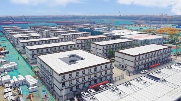 Steel Structure Prefab Flat Pack Container House Modular Workers Accommodation