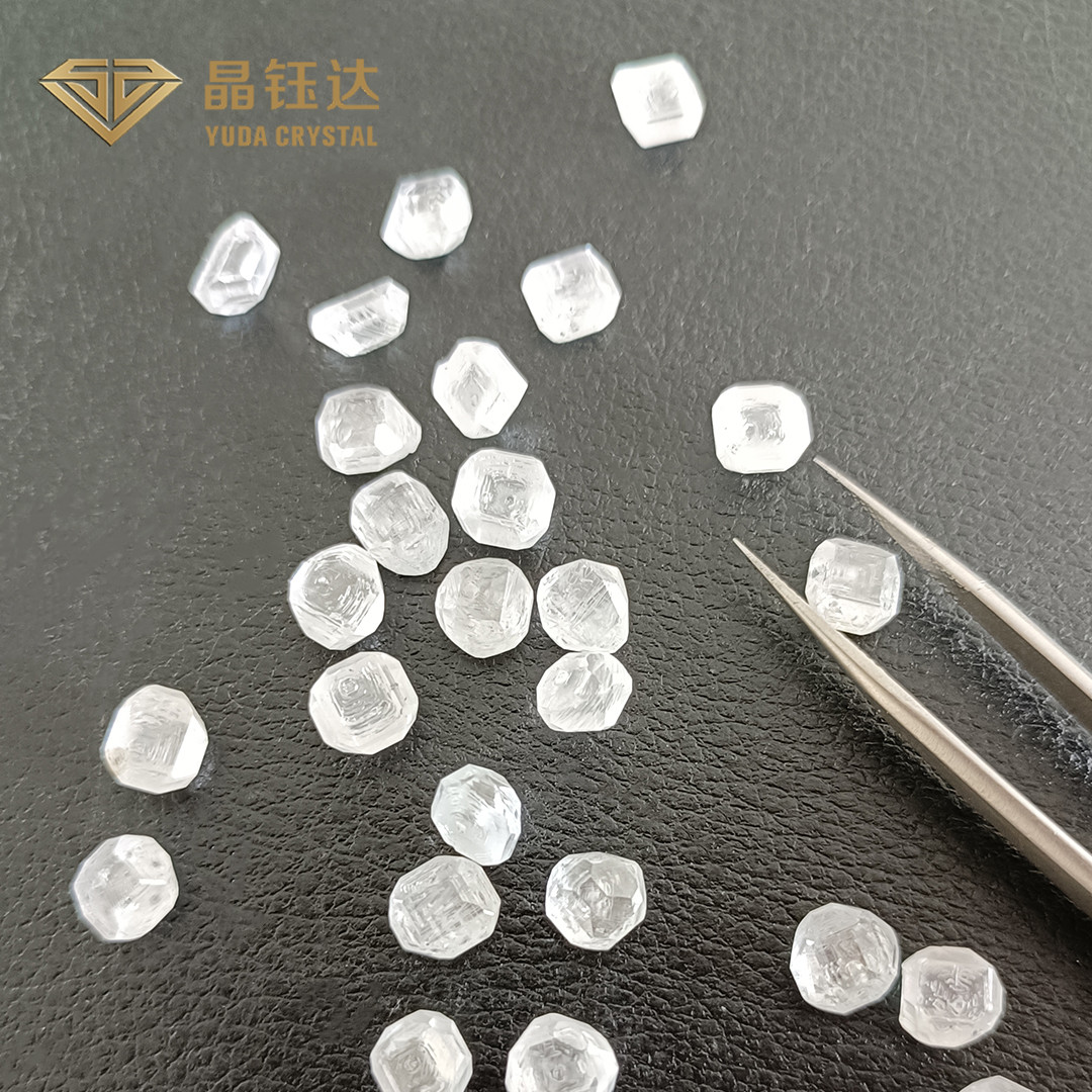Uncut искусственные диаманты 1.0ct 2.0ct 3.0ct отполировали круглый гениальный отрезок