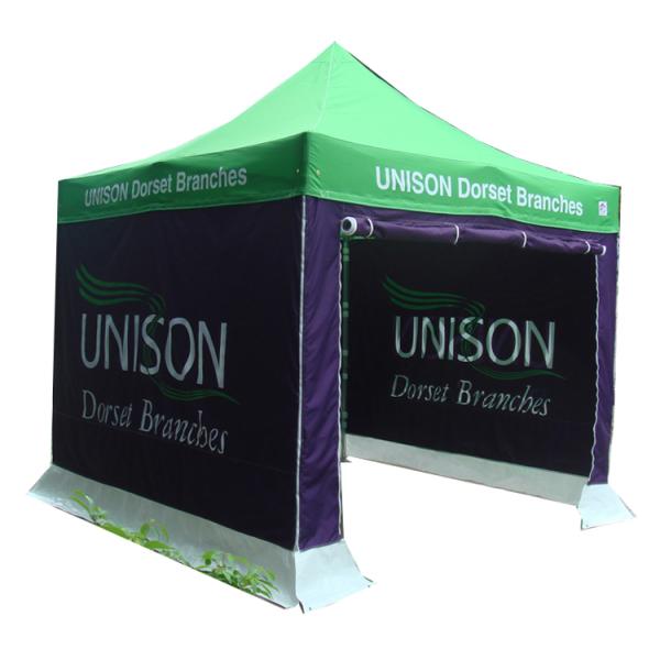 Economic Gazebo Folding Tent , Pop Up Gazebo Tent 10x10 Corrosion Resistance