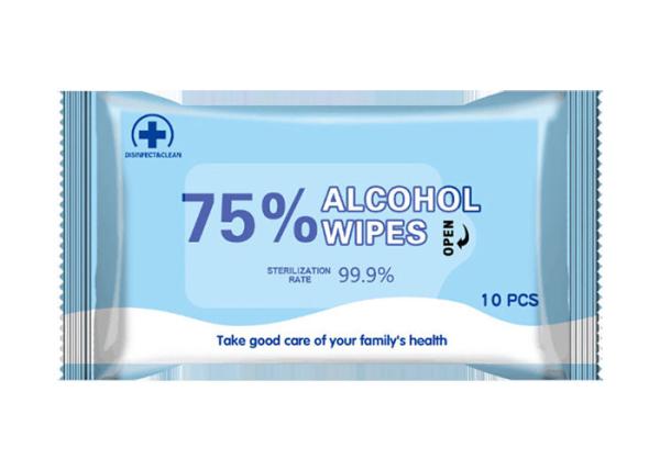 Highly Effective Sterilization Medipal Alcohol Wipes 75%  For Personal And Family Protection
