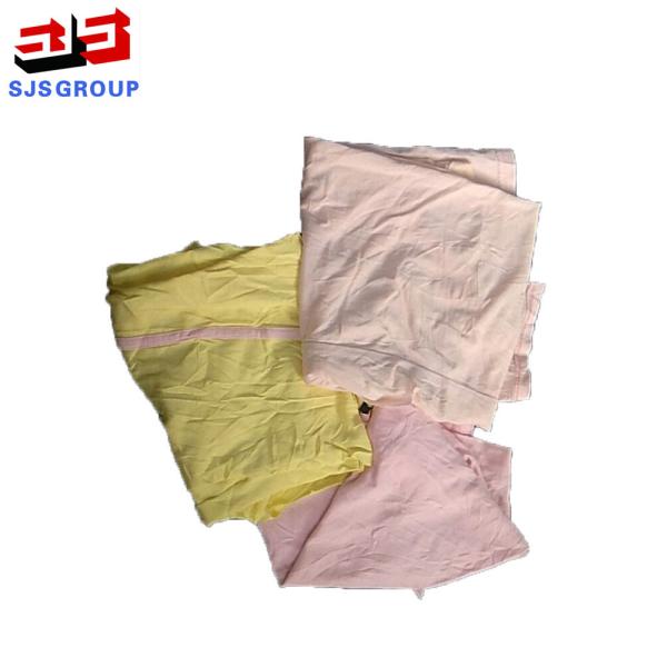 Assorted Color Terry Clothing Rags Industrial Textile Waste Cotton Wiping Cloth T Shirt Rags