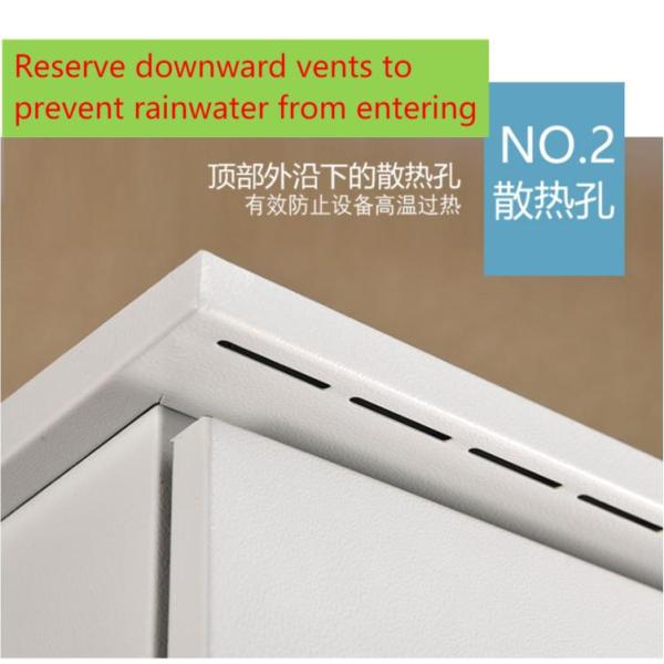 Outdoor Electronic Equipment Stainless Steel Iron Lockable Cabinet with 600*450 600*600