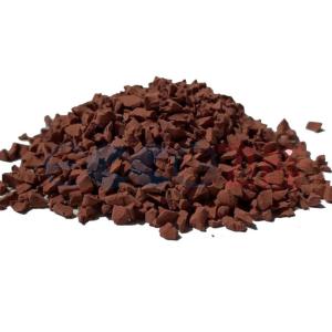 migalha de borracha vermelha de 3.5mm Ecolastic EPDM para a superfície exterior