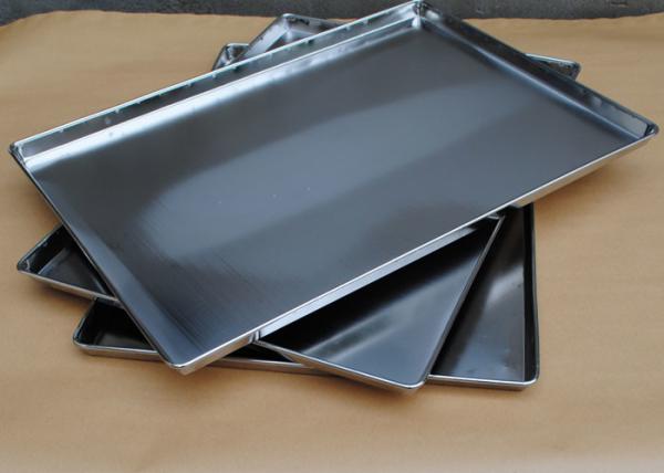 Bandejas de cozimento de aço inoxidável sem redução para o forno, bandejas do alimento do serviço da cozinha