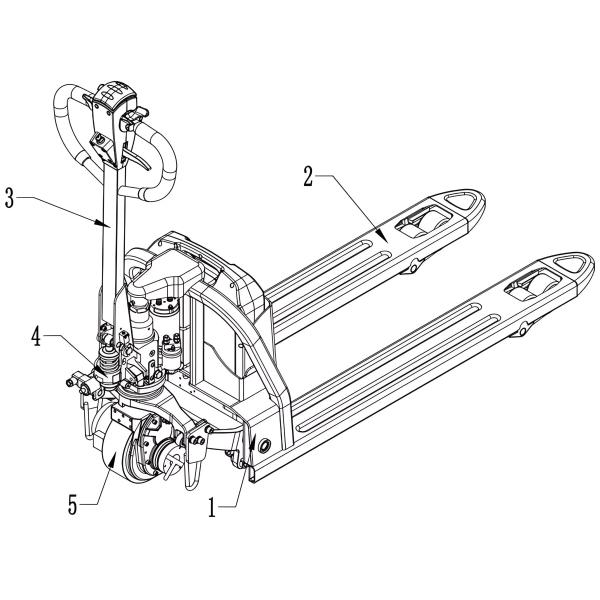 Легкий ручной поддоны грузовик 3 тонны Различные поверхности и потребности обработки