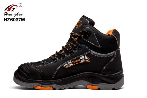 Sport Design Military Safety Boots Plastic Steel Head Footwear With PU Outsole