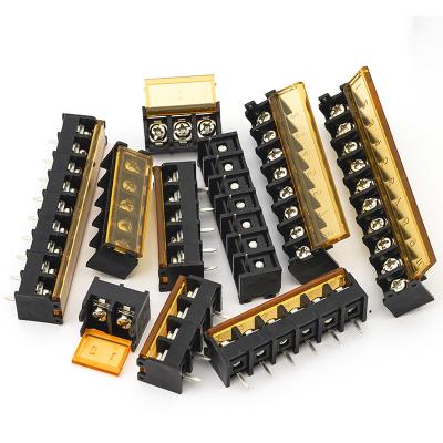 9.5mm / 0.375 Barrier Screw Terminal Blocks Side Pin Mounting