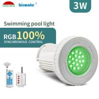 da estrutura pequena do ABS de 3W 70LM luzes conduzidas impermeáveis da piscina do cimento