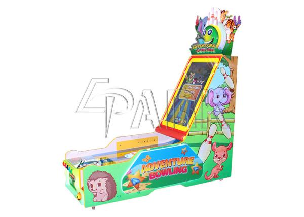 Individual Bowling Single Player Amusement Game Machines Coin Pull For Holiday Resort