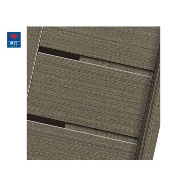 Дверь входа современной дружественной к Эко древесины парадного входа гостиницы деревянной внутренняя