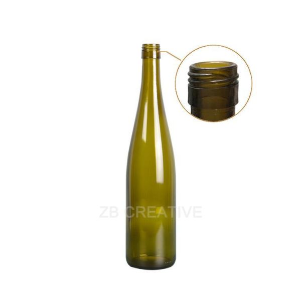 Slender Rhine Custom Wine Bottles Screw Top For Riesling 750ml  435g 5716S-5