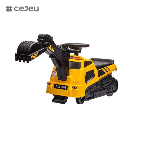 KINTEX Kids Ride on Tractor with Storage, Excavator Scooter Gift for Kids