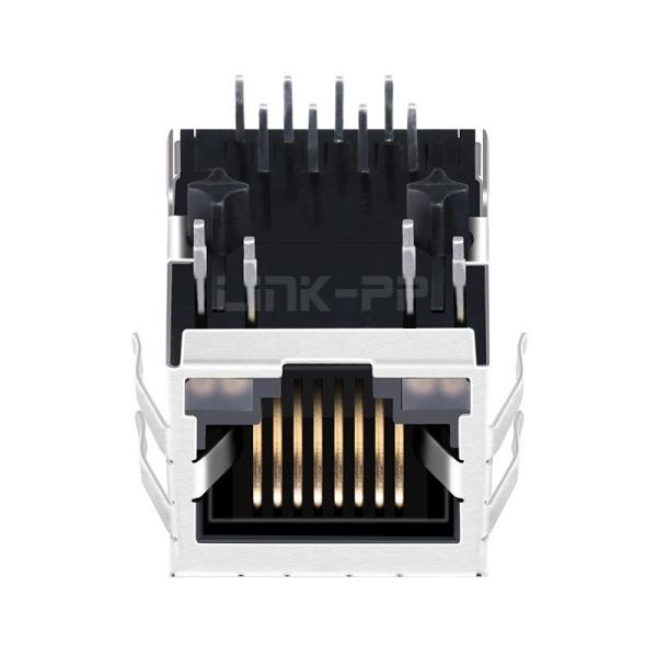 P65-P0G-11K9 Compatible LINK-PP LPJ0014A55NL 10/100 Base-T Tab Down Orange&Green/Orange&Green Led 1 Port Cat5e RJ45 Modular Jack