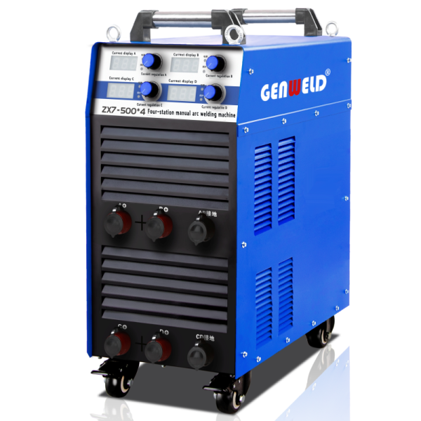 Four-Station Manual Arc Welding Machine with IGBT Inverter Technology and 500A Current Range for Industrial Use