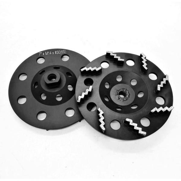 8-10mm Diamond Turbo Cup Wheel , 7 Concrete Grinding Cup Wheel