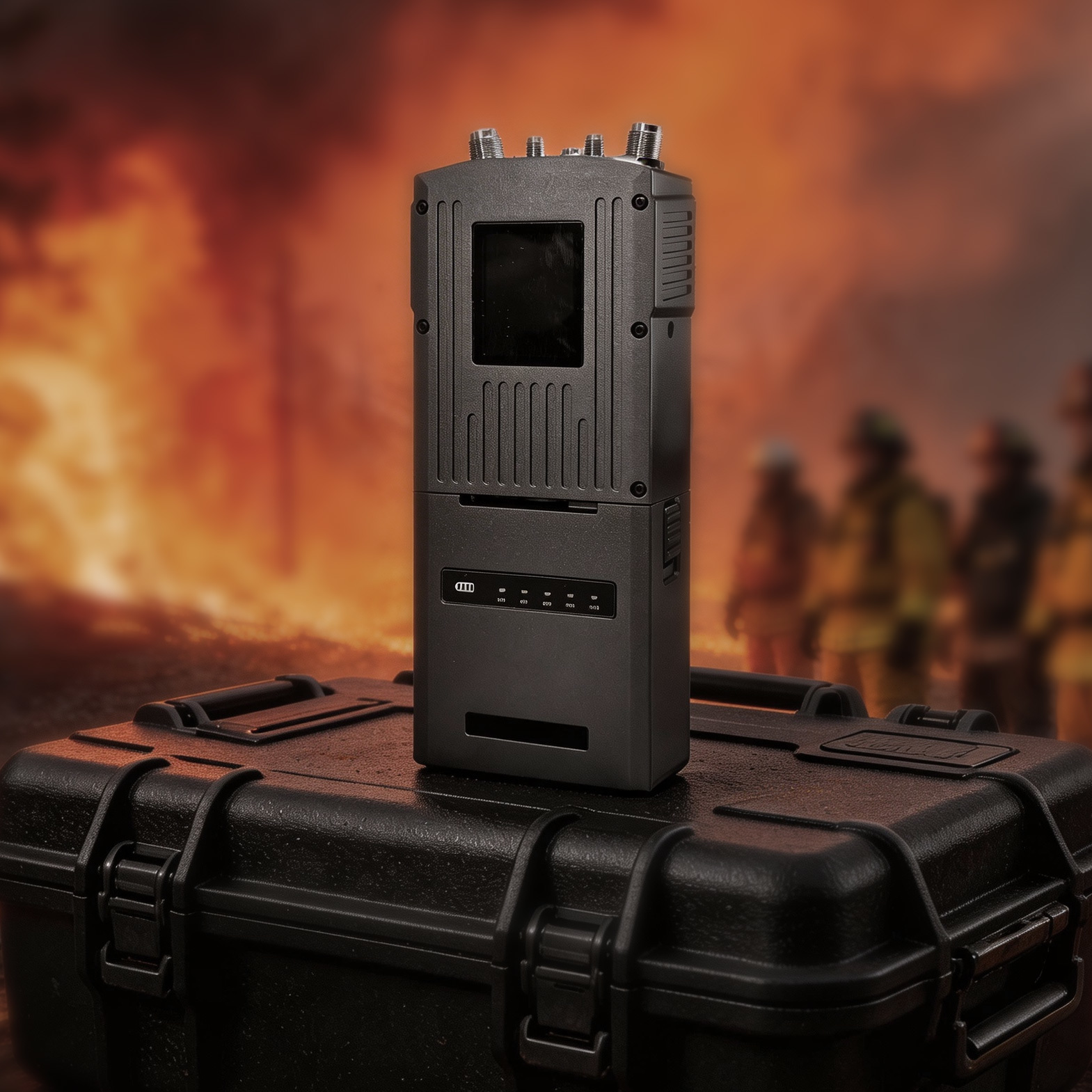 Deployable Self-Forming Mesh Communication Handsets