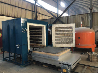 Тип печь вагонетки печи термической обработки 1300 градусов электрической жары для закалять