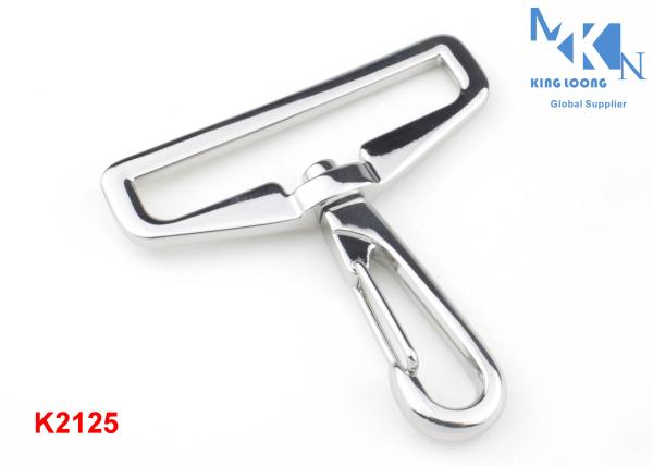 Nickle Color Swivel Snap Trigger Hook Clips , Metal Swivel Snap Hook For Strap Belting
