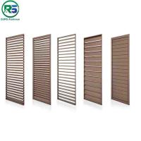 Épaisseur 20MM de panneaux de mur en aluminium ondulés ignifuges et de mur rideau d'alliage d'aluminium