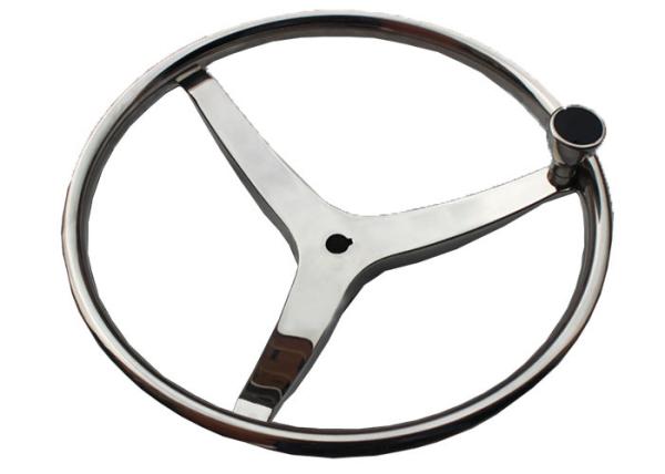 Great Comfort Marine Steering Wheel , Corrosion Resistant Ship Steering Wheel