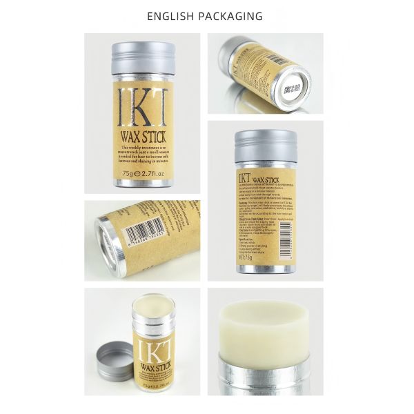 Custom Logo Styling Hair Wax Stick Edge Control Beauty Care Long Lasting