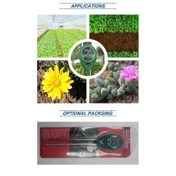 Portable Garden Soil Moisture PH Acid Tester No Battery Needed Moisture Meters Product Category