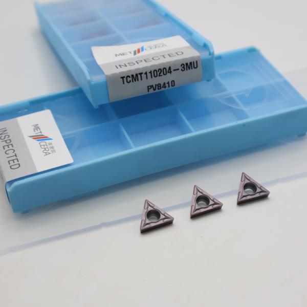 Coated Carbide Turning Insert TCMT09 TCMT11 TCMT16 Positive CNC Insert with 3MU Semi-finish chipbreaker