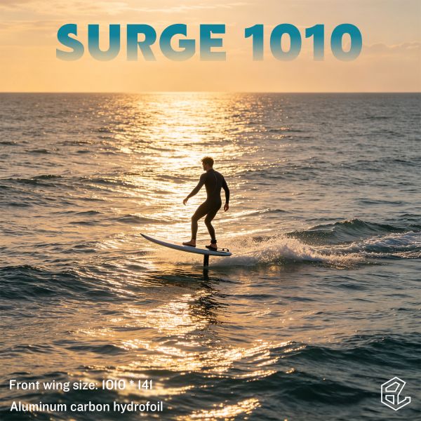 AXIS Foil SURGE 1010 Carbon Hydrofoil Wing for Wing Foilers, Para-wingers and Kite Foilers Wingfoil Pump Foil Kitesurf Hydrofoil