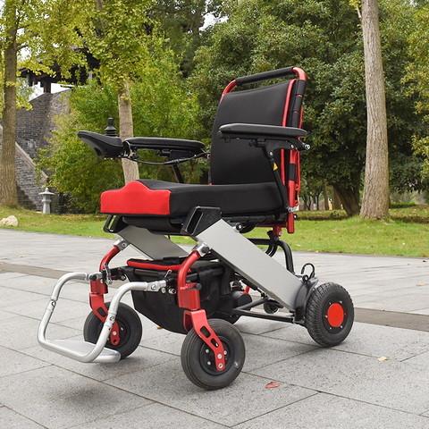 Brush Motor Light Electric Wheelchair Foldable For Disabled Or Elderly