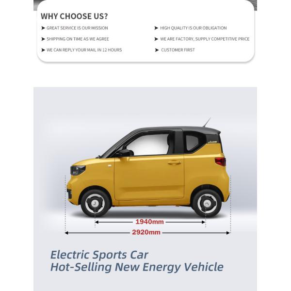 Fuel Type Electric Power consumption KWh 13.6 WuLing Mini EV The Perfect Electric Car