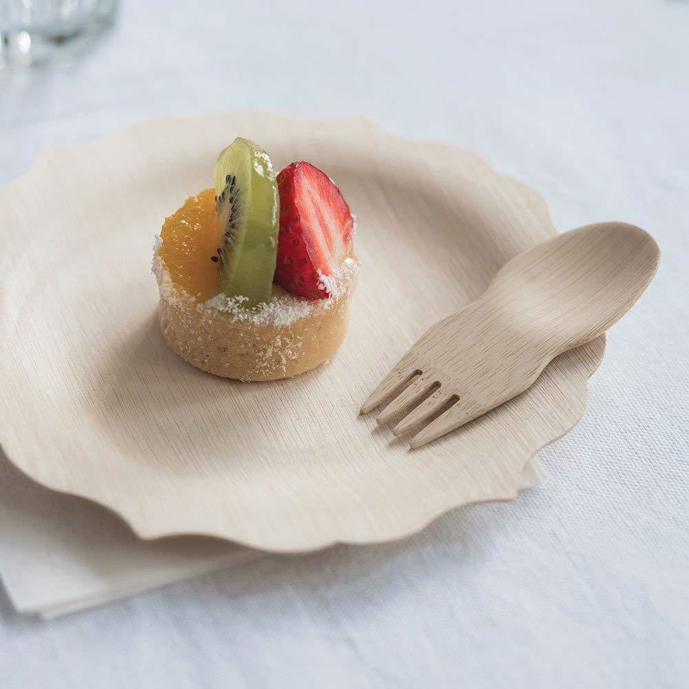 БАРБЕКЮ столового прибора березы Tableware Eco устранимого деревянного установленного дружелюбный Biodegradable