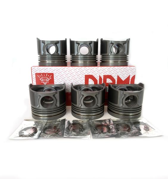1-1211-574-0 1-12111-575-0 Isuzu Diesel Engine Parts Piston With Snap Ring For 6BG1 EX200-6