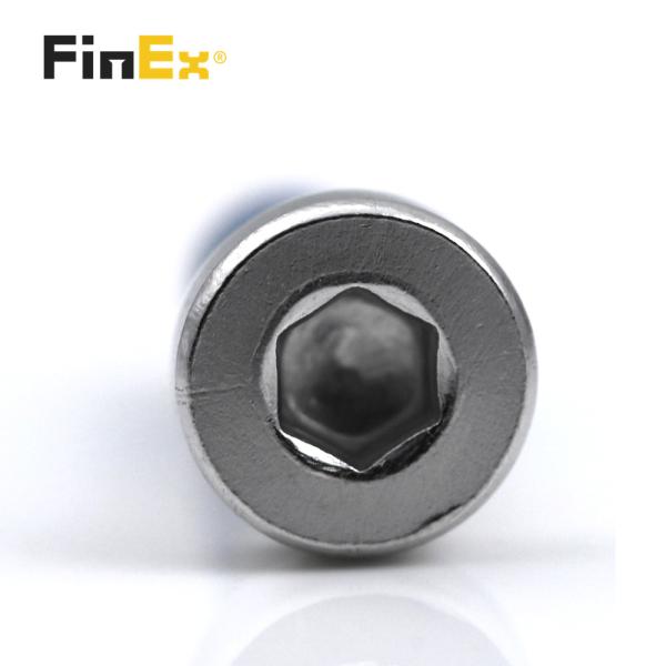 ISO9001 2015 Certificado de aço inoxidável Hexagon Socket Head Cap Screw com Patch de Nylon