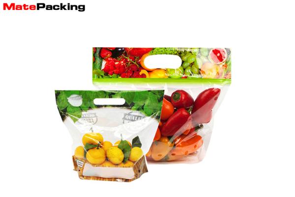 Environment Friendly Clear Plastic Pouches Plastic Packaging Bag For Food