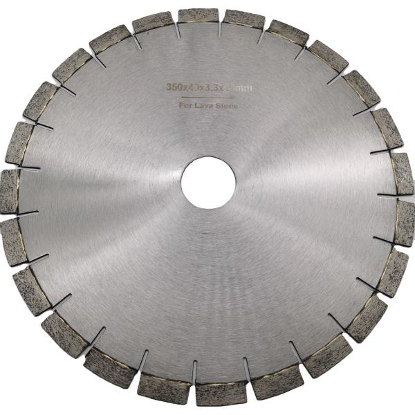 350mm Diamond Saw Blade for Cutting Volcanic Rock Stone Disc Cutter 350*40*3.3*15*50mm