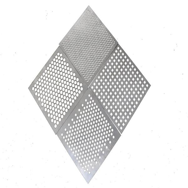 ASTM 304 perfurou a chapa metálica de aço inoxidável 2mm da placa 304L SS