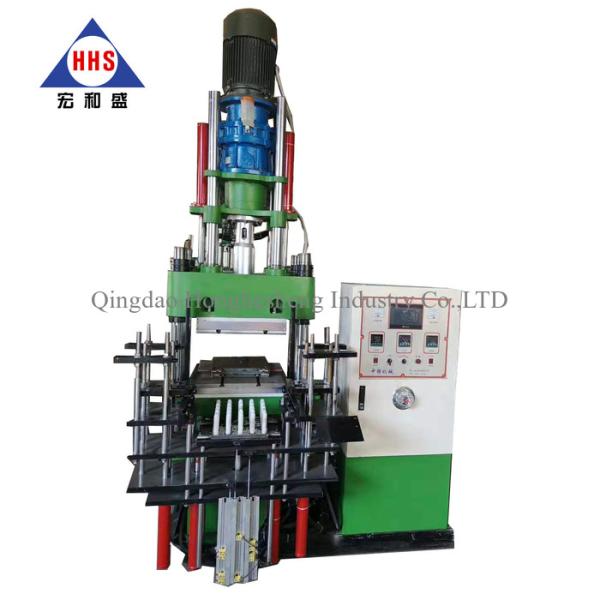 Angle Hexagonal Dumbbell Solid Rubber Injection Moulding Machine 5.5KW