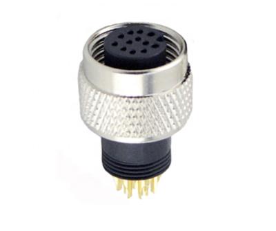 Conector impermeável da aviação do fio do conjunto da indústria M12 8PIN 5 PIN Cable da automatização do fio do soquete de IP67 IP68