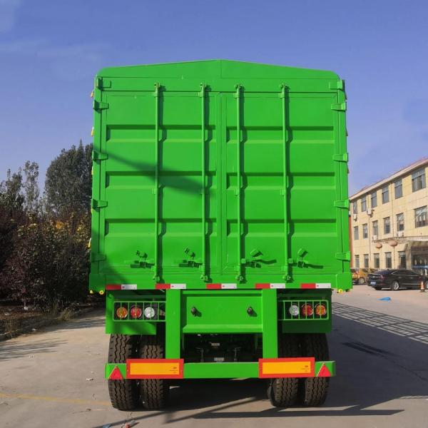 Brand New 3 Axle 60 Ton 12.00R20 Tires 12 Tire Side Wall Trailer Post Fence Cargo Semi Trailer
