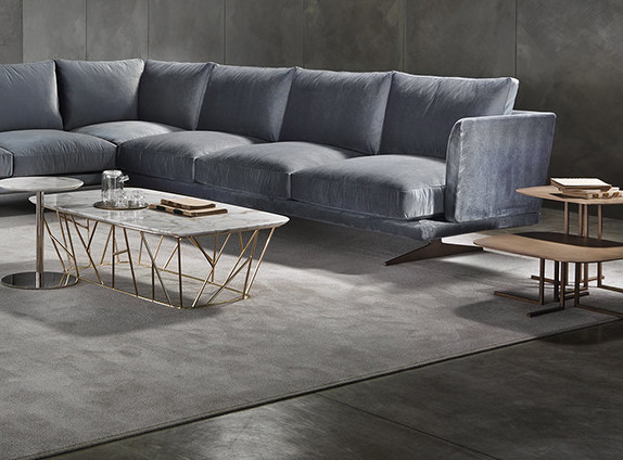 Fabric Modern Sectional Living room Sofa leather wood frame with factory price