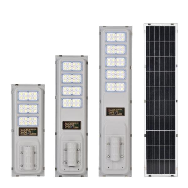 商用 オールインワン 5050SMD モーションセンサー付き太陽光LED路灯