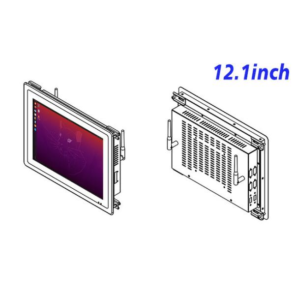 12.1-Inch Compact Linux Monitor for Medical Equipment and Automation Dashboards
