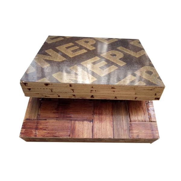 Indoor 10mm Laminated Bamboo Board For Form Construction