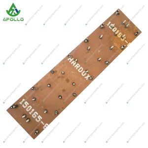 Ensemble barre de pression de la tige chauffante de la plaque de chape APOLLO pour finisseur d'asphalte VB88 RM 54482278 RM 54482245