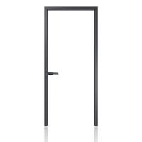 Modern Aesthetics  Interior Swing Aluminum Doors Ultra Narrow Frame