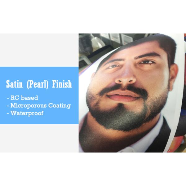 Large Format Satin Microporous Resin Coated Inkjet Photo Paper Roll 260g