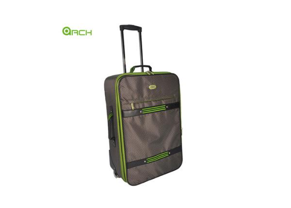 600D Padlock Luggage Bag Sets  Trolly Suitcase With Semi Stransparent Skate Wheels