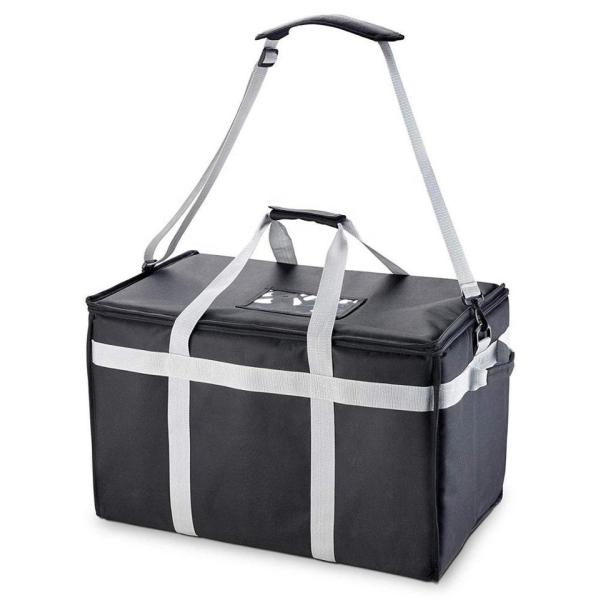 Lunch Foldable Custom Insulated Cooler Bag Heated Food Delivery Bag Thermal Aluminum Lining